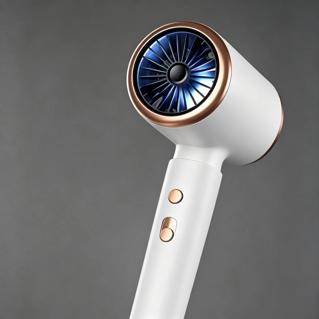2000W Professioneller Salon-Haartrockner mit Negativionen-Technologie, Heiß-Kalt-Luft, 5 Geschwindigkeitsstufen, Starker Leistung und Styling-Kamm