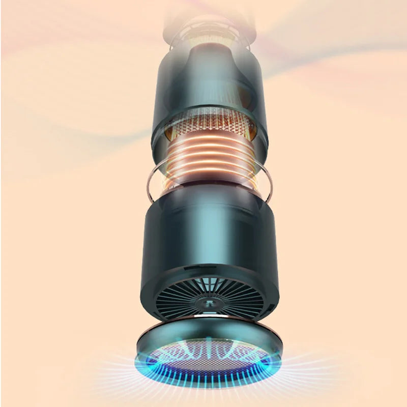 Tragbarer Hochgeschwindigkeits-Mini-Haartrockner. Professioneller Haartrockner für den Schlafsaal zu Hause. Intelligenter Ionen-Haartrockner