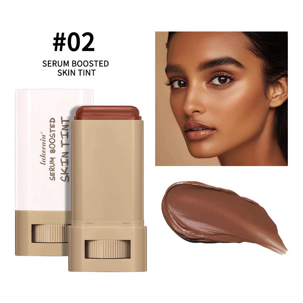 Beauty Balm Serum Boosted Skin Tint Foundation Stick Smooth Plumper High Coverage Travel Bronze Foundation Makeup