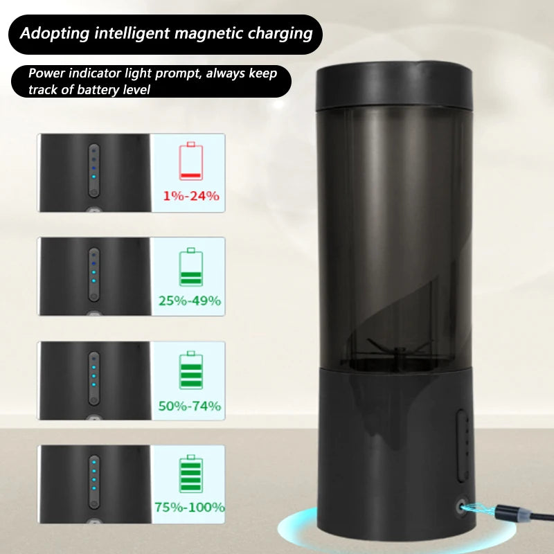 2026 NEUER Tragbarer USB-Entsafter Elektrischer Mini-Saftmixer Wiederaufladbarer Mixer 450ML Großer Becher 150W