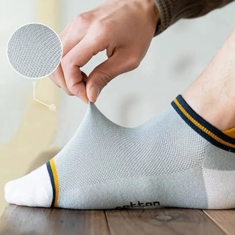 5 Paar Mann kurze Socken Mode atmungsaktive Knöchel bequeme lustige passende lässige männliche Street Style Polyester Socken
