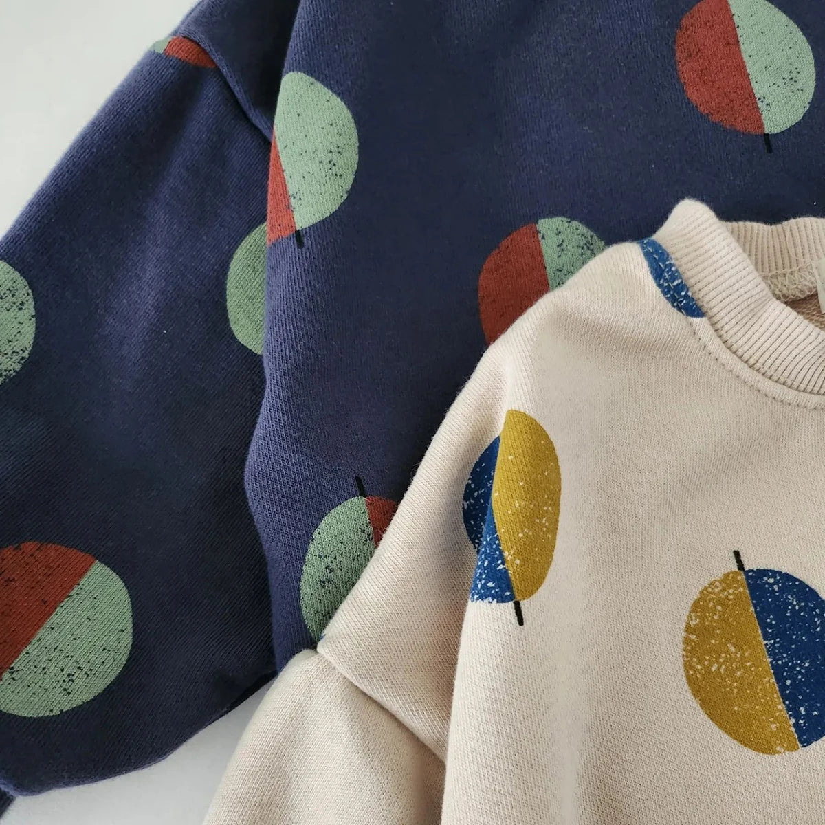 Korea Baby Jungen Kleidung Sets Kinder Übergroßen Ballon Druck Sweatshirt Jogger Hosen Kinder Anzug Mädchen Outfit Set Sport Anzug