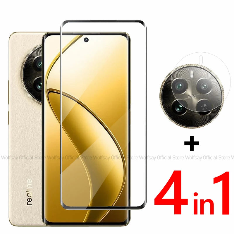 3D gebogene Kante Glas für Realme 12 Pro Plus Glas Realme 12 Pro+ Plus Displayschutzfolie gehärtetes Glas Telefon Film Realme 12 Pro+