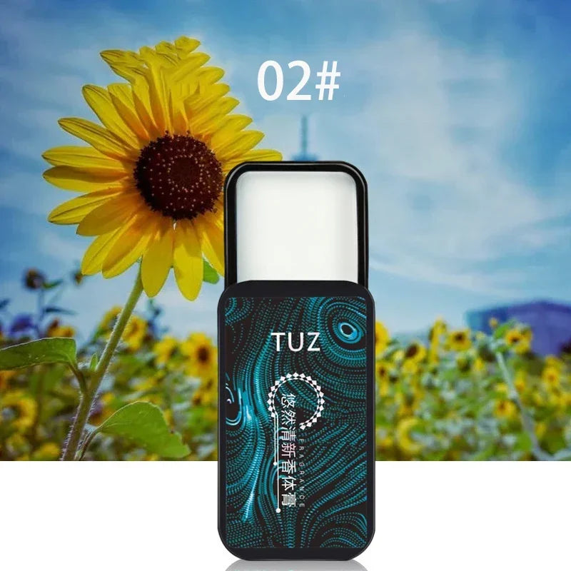 Rosendüfte für Damen, festes Parfüm, mildes, natürliches, langanhaltendes Aroma, Deodorants-Duft, tragbares Körper-Antitranspirant für Männer