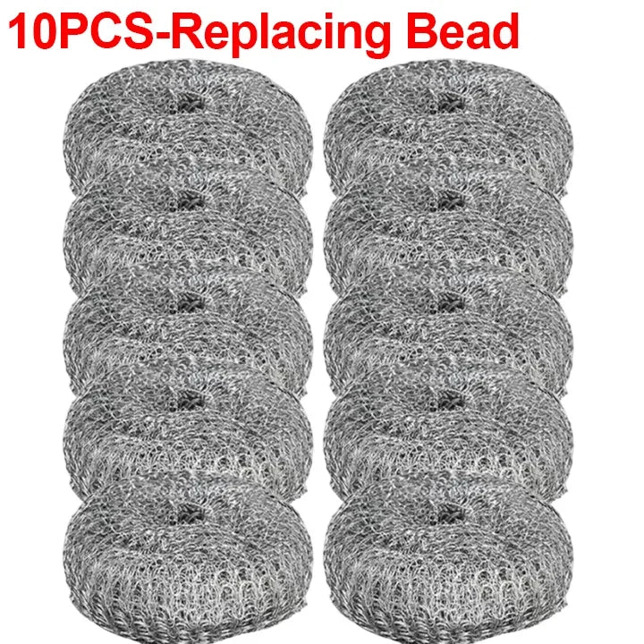 1-10PCS Edelstahl Topf Pinsel mit Griff Heavy Duty Geschirrspülen Draht Ball Metall Wäscher für Home Küche reinigung Werkzeug