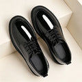 Herren Schnürschuhe im Brogue-Stil mit dicker Plateausohle, formelle Schuhe für Büro, Hochzeit, Alltag und besondere Anlässe.