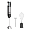 BioloMix 3-in-1-Tauchmixer aus Edelstahl, mit scharfen Klingen, Schneebesen und Milchaufschäumer, zur Herstellung von Babynahrung und Püree