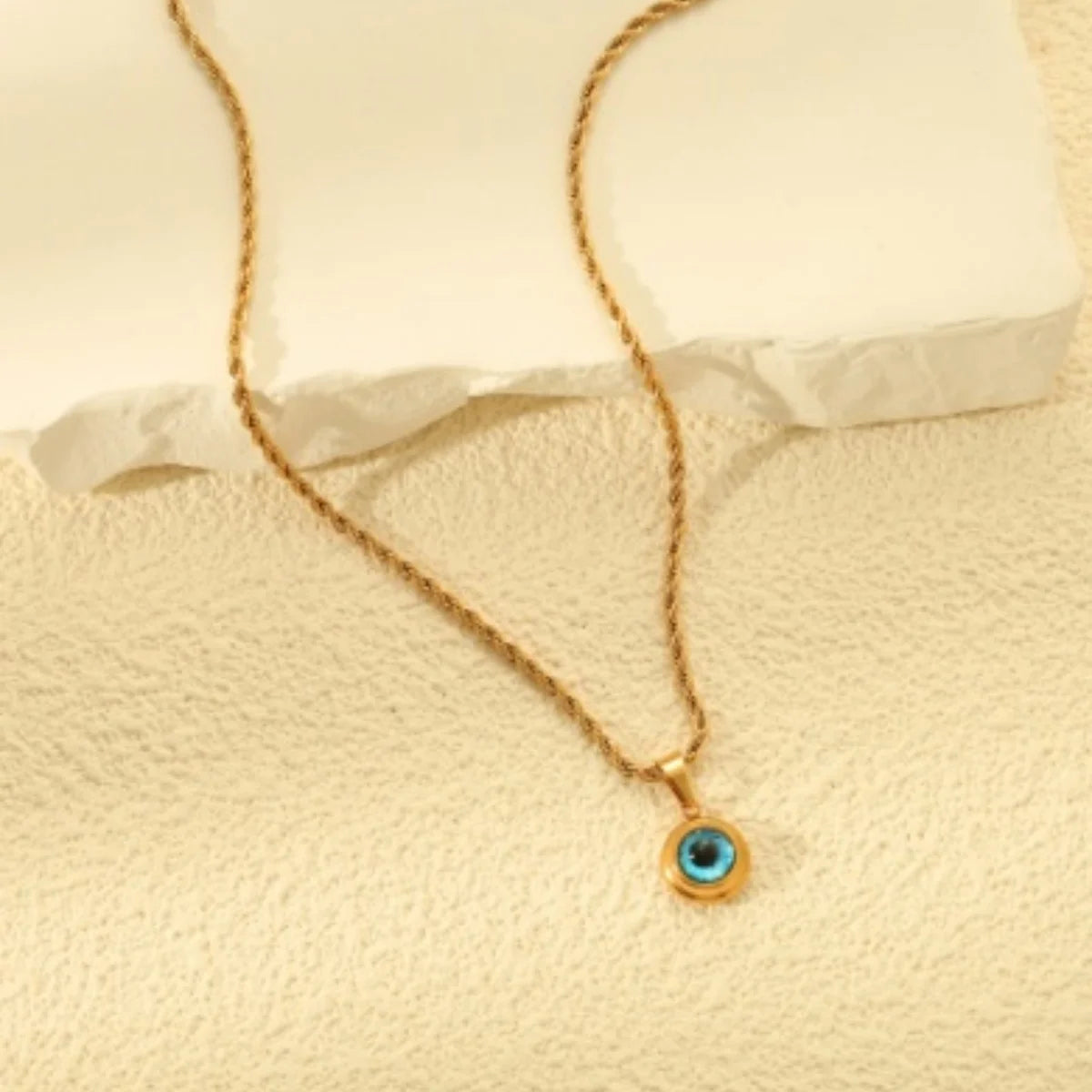 Glücksbringer Doppelschichtige Zirkon Böser Blick Halsketten für Damen und Herren Türkisches Auge Anhänger Halskette Party Schmuck Geschenk