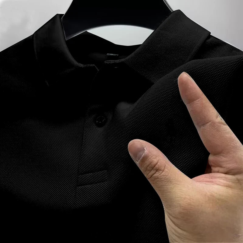 2026 Neues Hochwertiges Herren-T-Shirt Sommer Luxusmarke Street-Trend Freizeit Business Kragen-T-Shirt Ropa Hombre