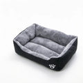 60*45cm Quadratisches Plüsch-Haustierbett Wasserdichtes Rutschfestes Hunde- und Katzen-Sofa Warmes Waschbares Welpen- und Kätzchen-Schlafkissen