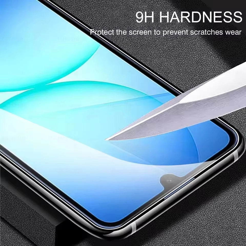 1-2 Stück Panzerglas für iPhone 17 Pro Max Air Displayschutzfolie für iPhone 16 15 14 13 12 11 Pro 6 Plus 7 8 SE Schutzglas