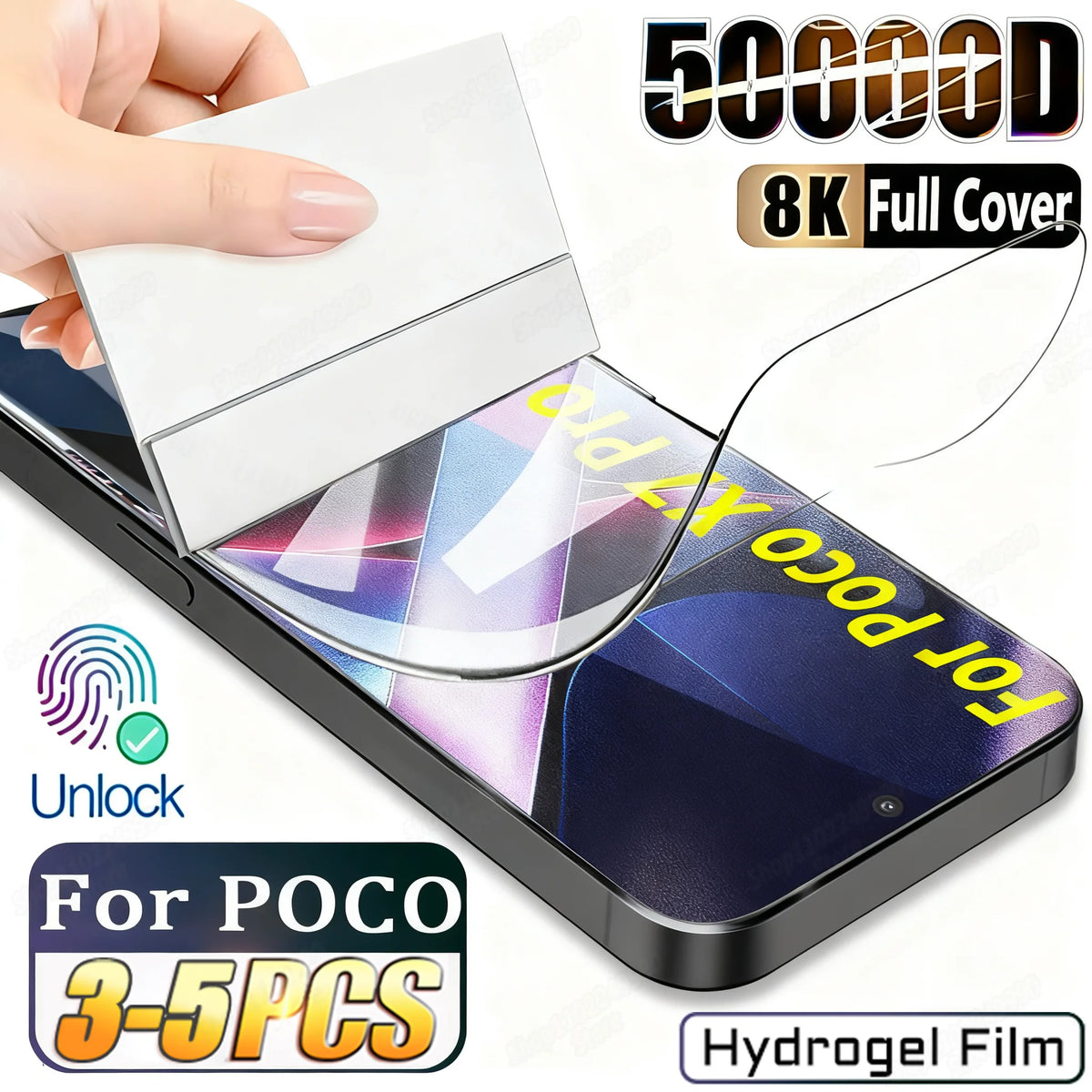 3-5 Stück Hydrogel-Folie für Poco X8 Pro Max X7 X6 X5 X4 GT X3 C85 C75 Displayschutzfolie für POCO F8 Ultra F7 F6 F5 M6 M7 M8 Pro Film