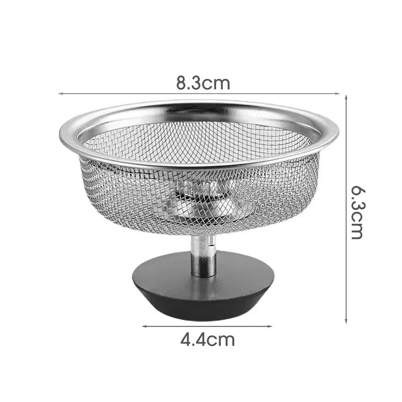 Küche Waschbecken Edelstahl Filter Kanalisation Mesh Siebe Badezimmer Waschbecken Bodenablauf Haar Abfall Filter Ablauf Korb Loch Filter