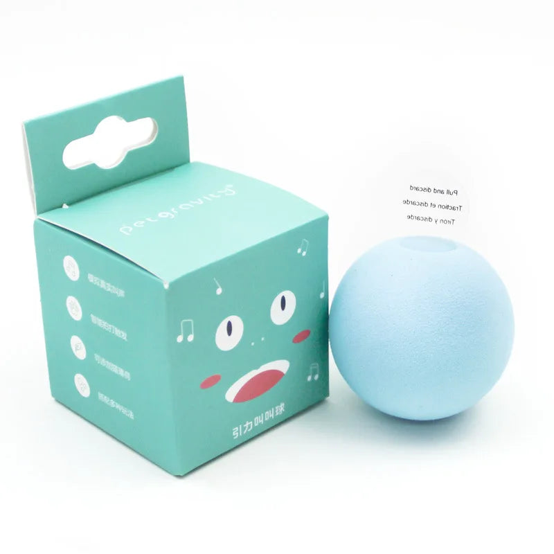 Smart Katze Spielzeug Interaktive Ball Plüsch Elektrische Katzenminze Training Spielzeug Kätzchen Touch Sounding Haustier Produkt Quietschen Spielzeug Ball Katze Supplie