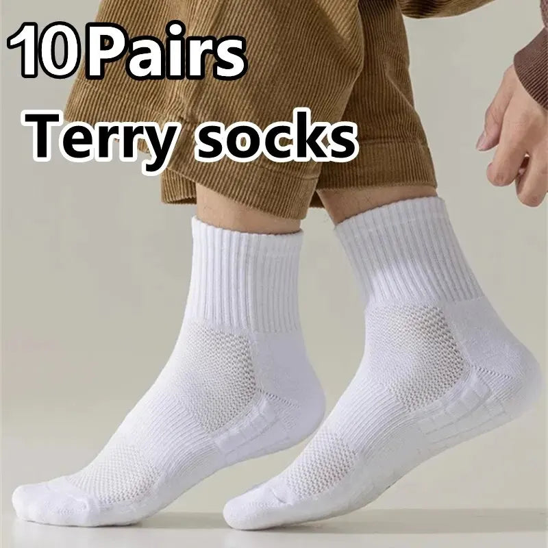 10/6/5/3/1 Paar feuchtigkeitsableitende Sportsocken mit dicker Sohle und gepolsterter Hose, perfekt für Laufen und Profisport