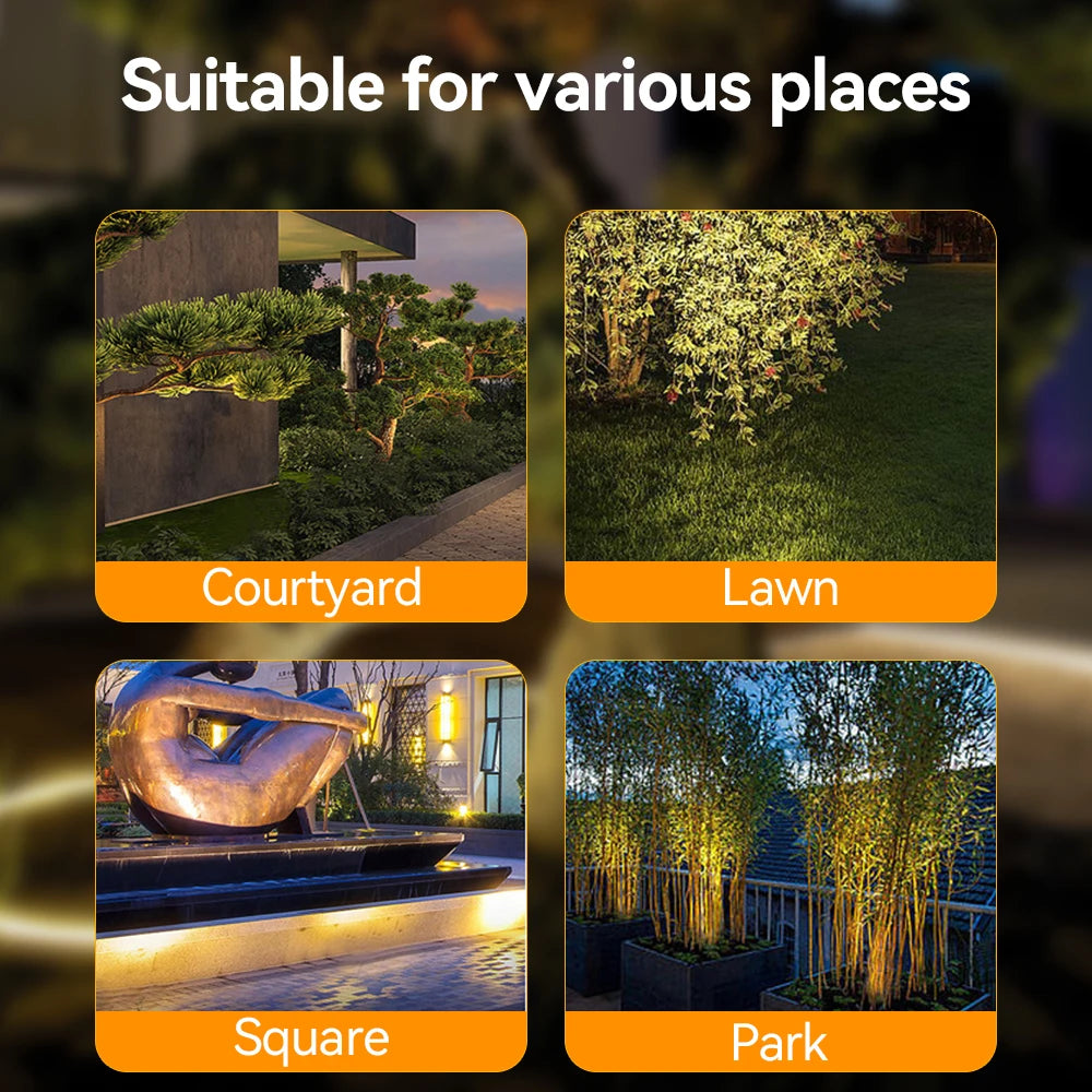 Outdoor LED Baum Umarmung Lichter IP65 Wasserdichte Nacht Projektion Spot Licht Für Home Dekoration Garten Park Hof Landschaft Lampe