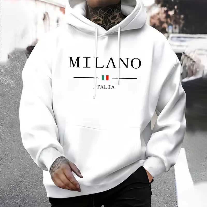 Trendige Herren-Hoodies mit Aufdruck Lässige Sweatshirts für Outdoor Fitness Sport Jogging Herrenbekleidung Modische Streetwear Pullover 2026 Oberteile