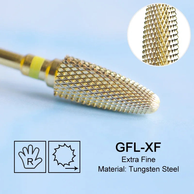 Nagel Bohrer Bits Hartmetall Große Kegel Elektrische Fräser Gel Polish Remover Schleifen Werkzeuge DIY Zubehör Liefert