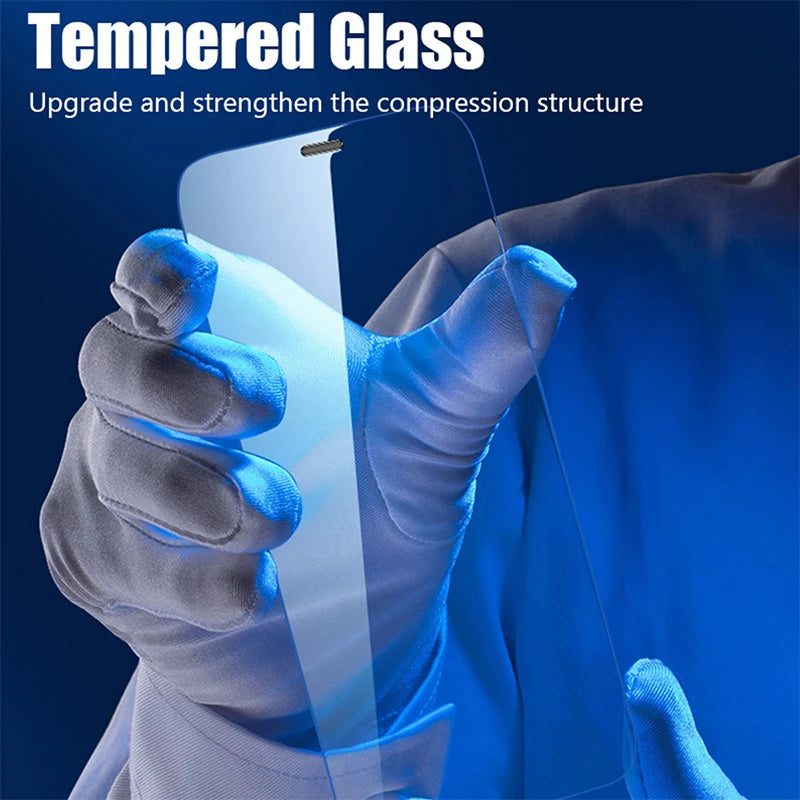 4PCS gehärtetes Glas für iPhone 14 Pro Max 14 Plus 14Pro Displayschutzfolie für iPhone 13 15 12 11 Pro Max 12Mini 13 Mini Glas