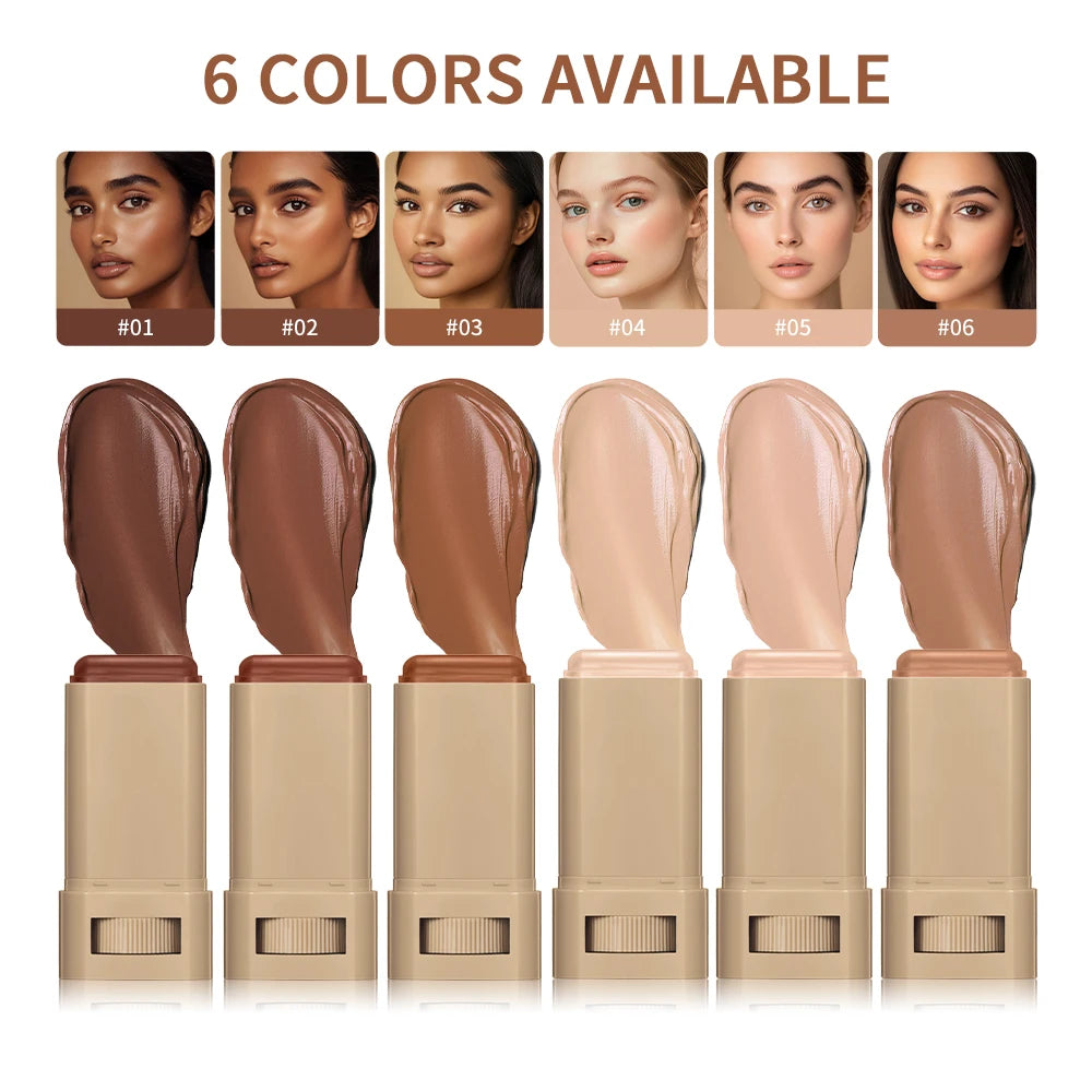 Beauty Balm Serum Boosted Skin Tint Foundation Stick Smooth Plumper High Coverage Travel Bronze Foundation Makeup