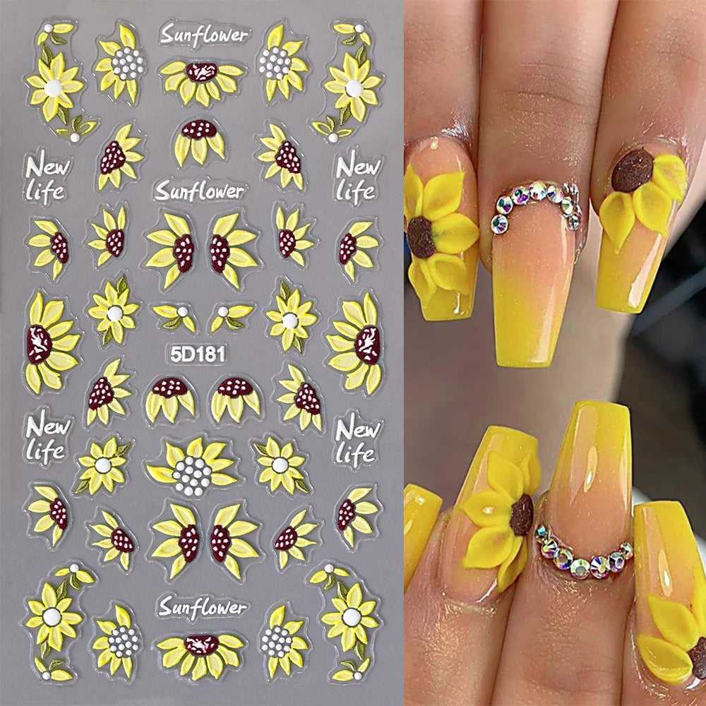 1 blatt Matte Böhmischen Nagel Aufkleber Aufkleber Charme Mandala Blume Maniküre Elegante Stickerei Boho Stil Floral Nail art Dekoration *