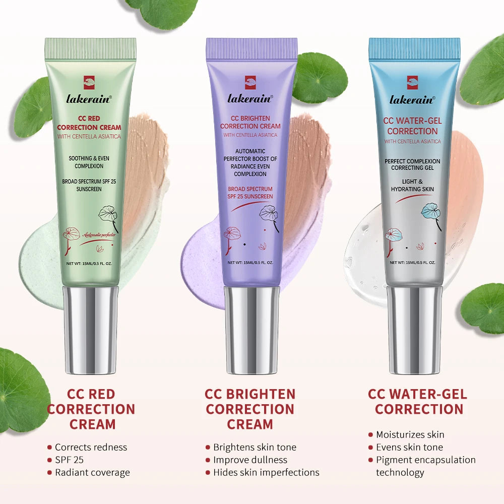 CC Cream Centella High Coverage Foundation Foundation Creme für Gesichts-Make-up, farbwechselnde flüssige Foundation, koreanisches Make-up