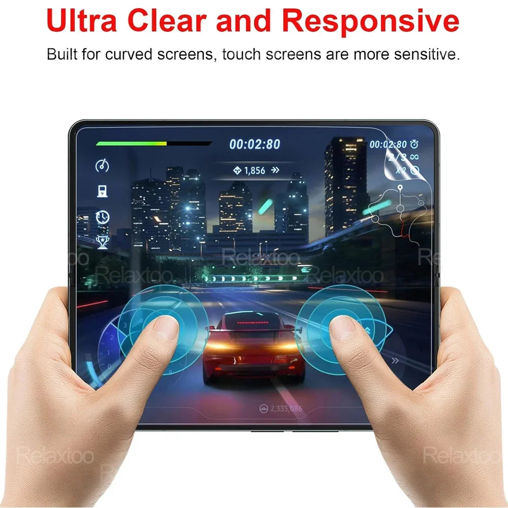 4-1 Stück Soft Clear Front Hydrogel Film Innerer Displayschutz für Samsung Galaxy Z Fold7 ZFold 7 Fold 7 ZFold7 5G 2025 Nicht Glas