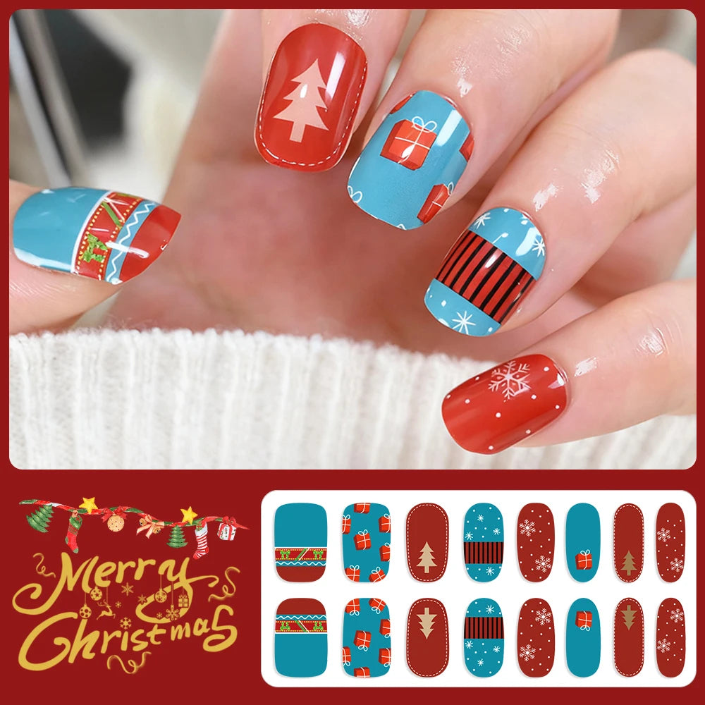 14 Tipps Full Wrap Nagellack Aufkleber Selbstklebende einfarbige Gel-Nagelstreifen Kunst Aufkleber Nicht halbgehärtete DIY Nageldekorationen