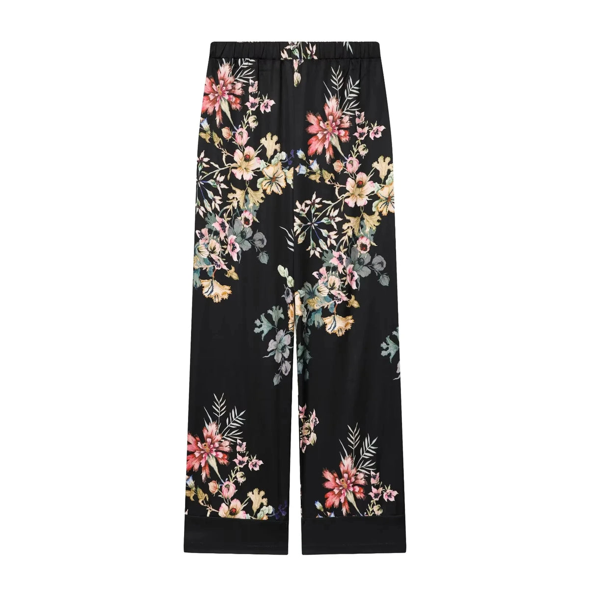 KONDALA Lässig-Schicke Damen-Print-Anzüge mit V-Ausschnitt, Langarm, Schnürung, Lockerer Blazer und Weite Hose – Neue Mode 2026 für Damen – Urlaubs-Sets