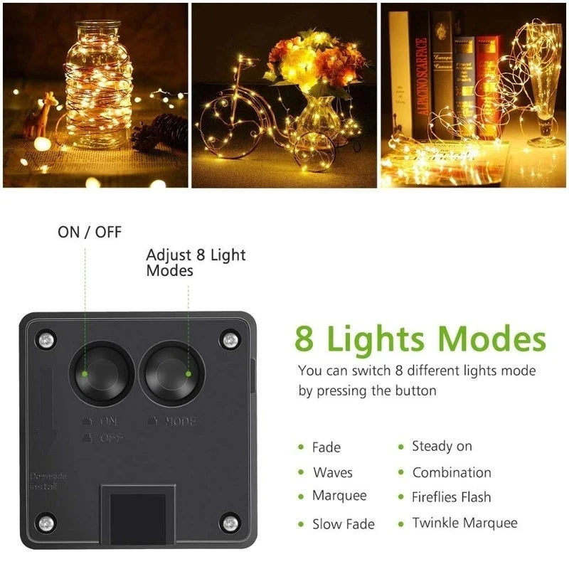 32M 300Leds Im Freien Wasserdichte Solar-Led-Licht Outdoor Girlande Solar Power Lampe Garten Lichter Weihnachten Party Garten Dekoration