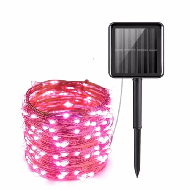 32M 300Leds Im Freien Wasserdichte Solar-Led-Licht Outdoor Girlande Solar Power Lampe Garten Lichter Weihnachten Party Garten Dekoration