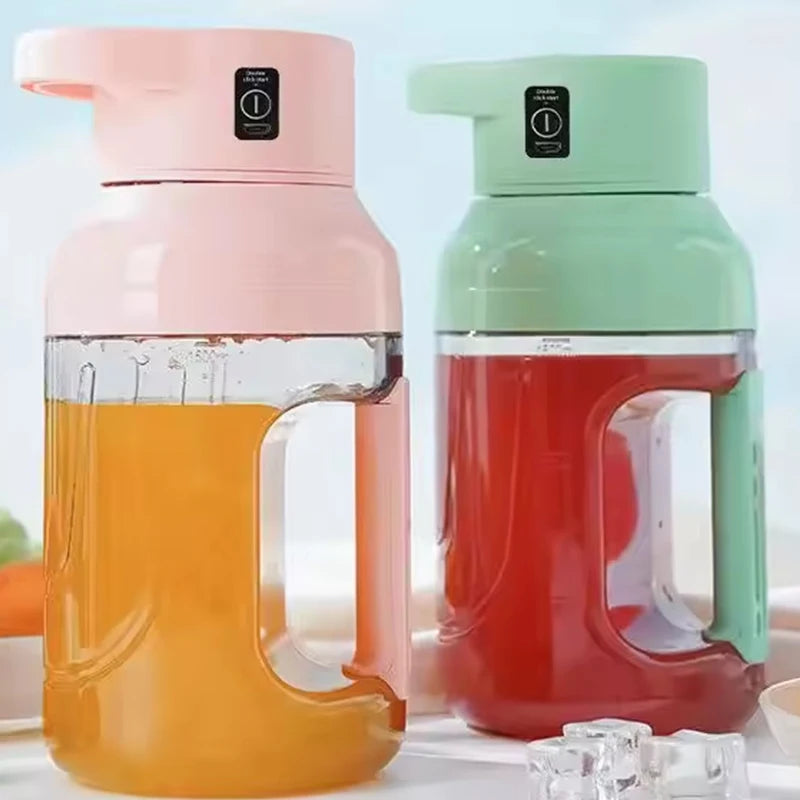Tragbarer Mixer, Smoothie-Maker, Mini-Mixer, wiederaufladbar über USB, starke Schnittleistung mit scharfen Klingen für Reisen