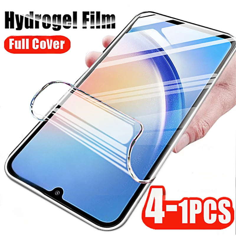 4-1 Stück für Samsung Galaxy A 34 54 24 14 71 51 04 04e 52s 21s 04s 03s 02s 4G 5G Displayschutzfolie HD Hydrogel Film für SamsungA34