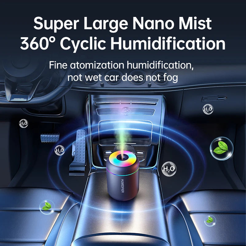 180ML Mini Luftbefeuchter USB Elektrische Aroma Diffusor Ätherisches Öl Reiniger Aromatherapie Nebel Maker Lichter Für Auto Hause Schlafzimmer