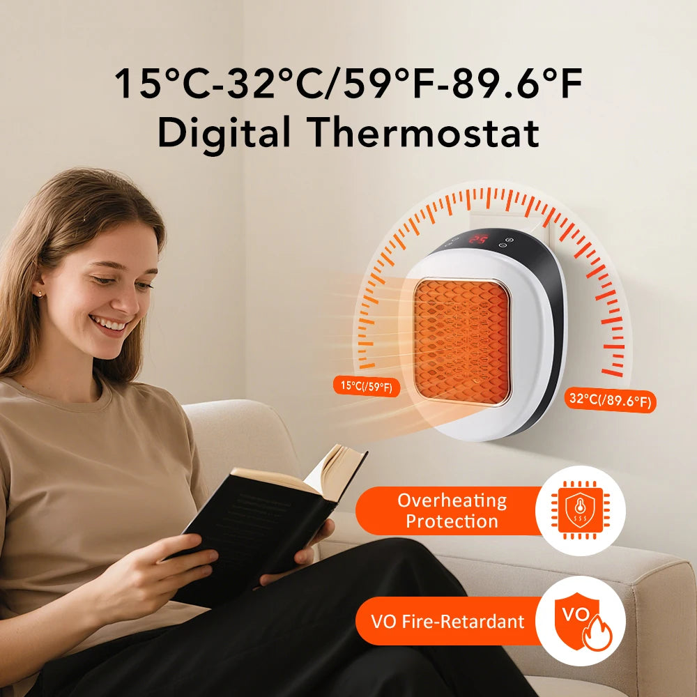 Ultradünner tragbarer, wiederaufladbarer elektrischer Mini-Tischventilator, LED-Anzeige, 5 einstellbare Geschwindigkeiten, Kühltischventilator für Büro, Camping