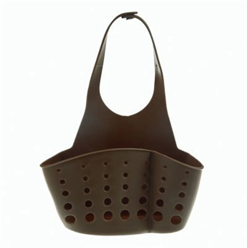Home Storage Abfluss korb Küchen spüle Halter verstellbare Seife Schwamm Shlf hängen Abfluss korb Tasche Küchen zubehör