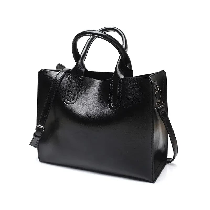 Damen handtaschen Einkaufstasche weiches Pu Leder Retro Designer große Kapazität lässig Damen Schulter Umhängetasche