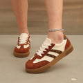 Schuhe für Damen, trendige, lässige Turnschuhe, bequeme Schnürschuhe, Tennisschuhe, atmungsaktive Schuhe zum Gehen und Joggen