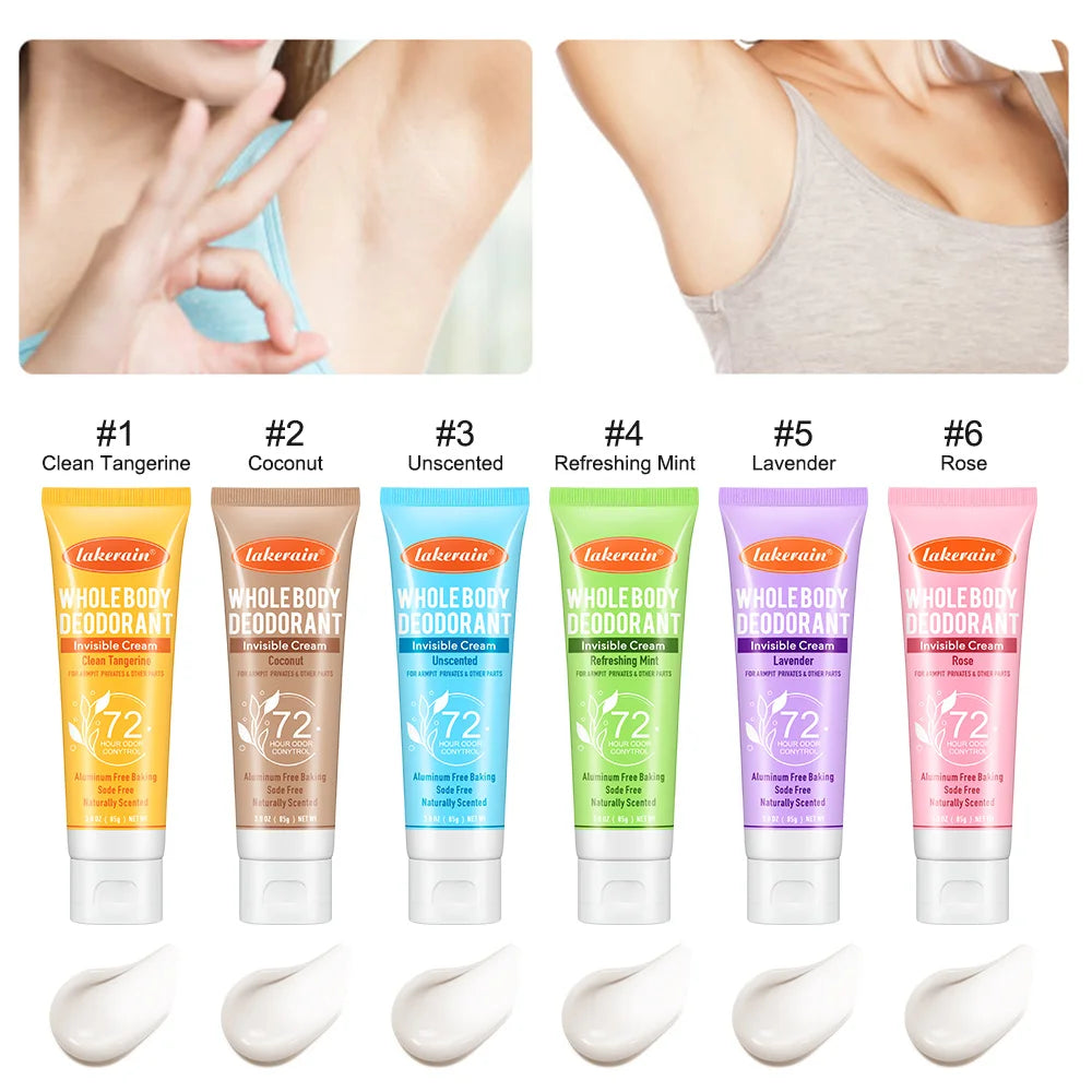 Körper-Deodorant-Creme 72 Stunden Wirkung Fruchtduft Deodorant Langanhaltender Duft Geruchskontrolle Aroma Parfüm