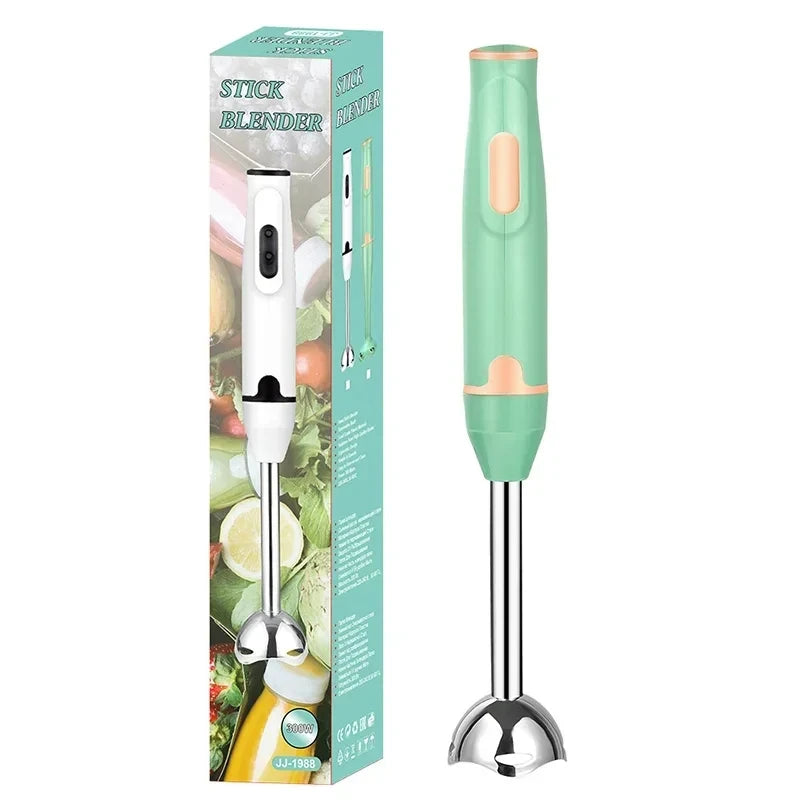 HOMEFISH Stabmixer Elektrischer Lebensmittel- und Gemüsezerkleinerer Handmixer für Smoothies und Saucen