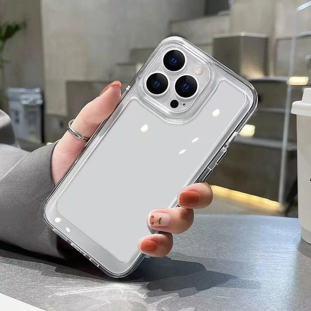 Handyhülle für iPhone 17 Pro Max Air Cover 11 16 15 12 13 14 Pro Max 16E 17pro Max iPhone 17 stoßfeste klare Abdeckung Funda Bumper