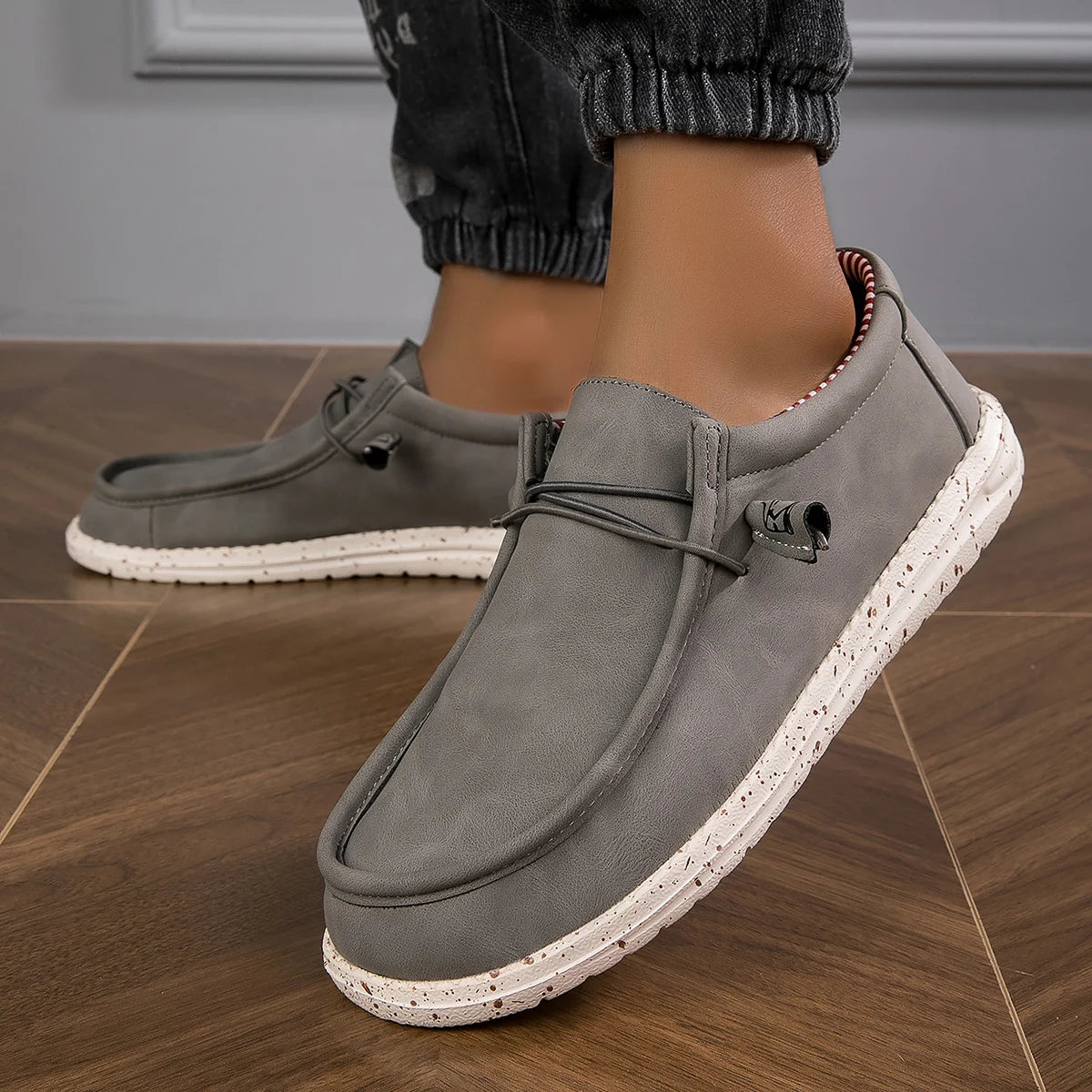 Herren High-End Business Casual Schuhe Modische Slipper Saisonale Freizeit-Lederschuhe Leichte Komfort-Fahrschuhe
