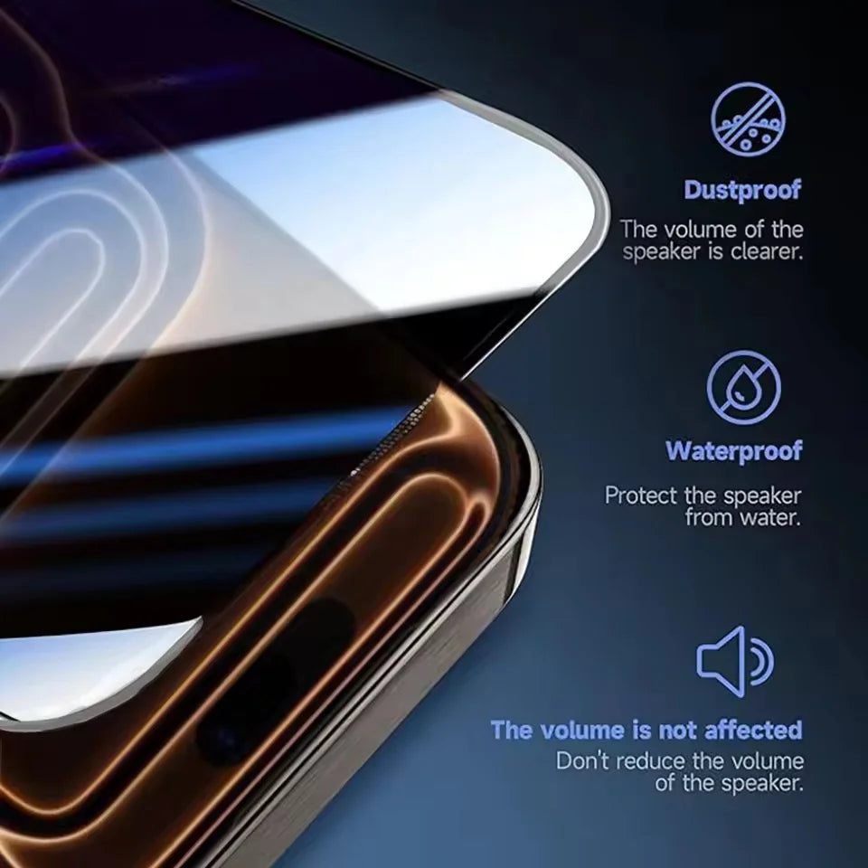 Einfach zu installierende Sichtschutzschutzfolien aus gehärtetem Glas für iPhone 17/17 Air/17 Pro/17 ProMax Anti-Spionage-Folie mit automatischer Ausrichtung