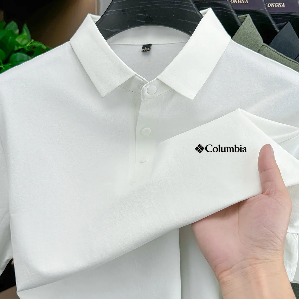 2026 Sommer Neu Herren Kurzarm-Polohemd Premium Klassisch mit Buchstabenstickerei Atmungsaktives Freizeit-Kragenoberteil