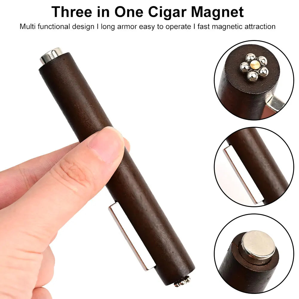 3-in-1 Multifunktionaler magnetischer Katzenaugen-Nagel-Magnetstab, 130 mm, superstarker Gel-Nagellack-Magnetstift, großer Zylinder, magnetisch