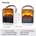 Kamin Elektrische Heizung Warmes Gebläse Ventilator Tragbare Desktop Haushalt Haushalt Heizung Ofen Heizkörper Flammenwärmer Maschine
