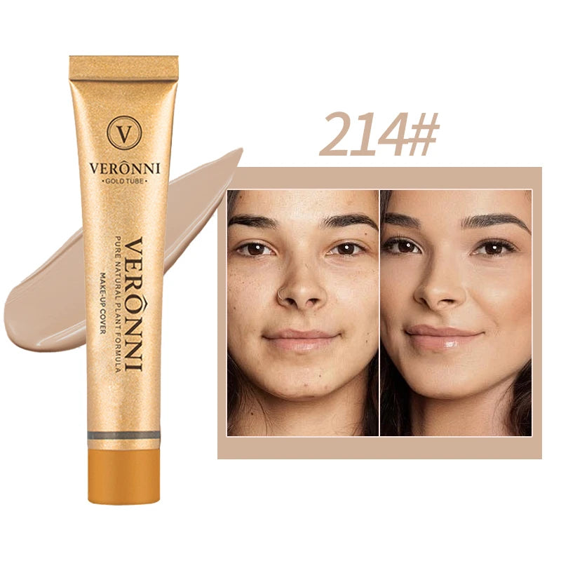 14-farbige Concealer-Creme mit vollständiger Abdeckung, Make-up-Concealer-Foundation, matte, langanhaltende Ölkontrollkosmetik für Akne und Augenringe