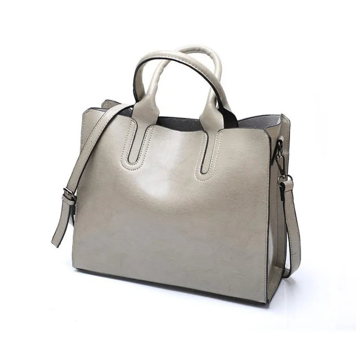 Damen handtaschen Einkaufstasche weiches Pu Leder Retro Designer große Kapazität lässig Damen Schulter Umhängetasche