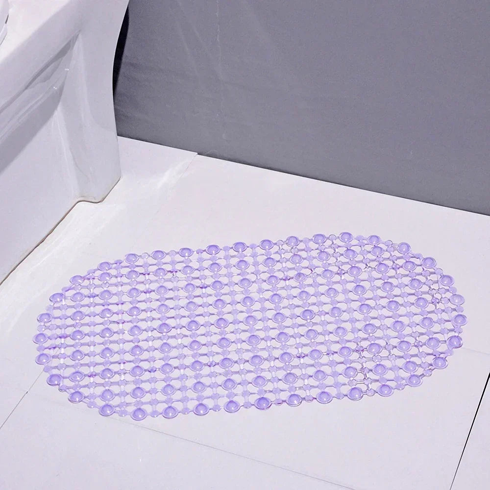 1PC Anti Slip Dusche Pad mit Saugnapf Saugnapf Anti Herbst Kinder Fuß Pad PVC Badezimmer Boden Matte bad Zubehör