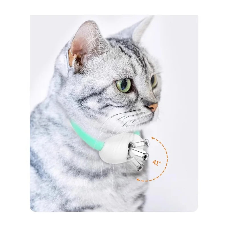 Smart Laser Tease Katzen halsband elektrische USB wiederauf ladbare Zeiger Kätzchen automatische Spielzeug interaktive Training Haustier Zubehör Waren